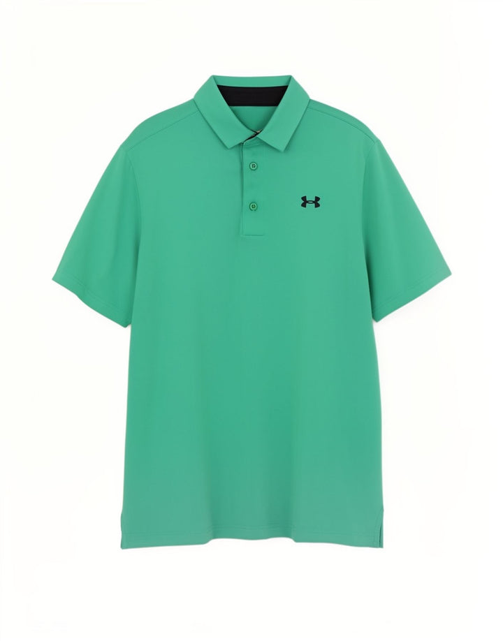 Polo Under Armour Hombre Poliéster Verde Medio