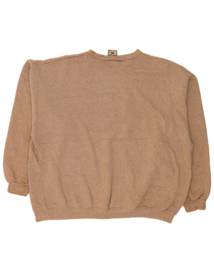 Lee - Sudadera tipo jersey para hombre, talla grande, color beige