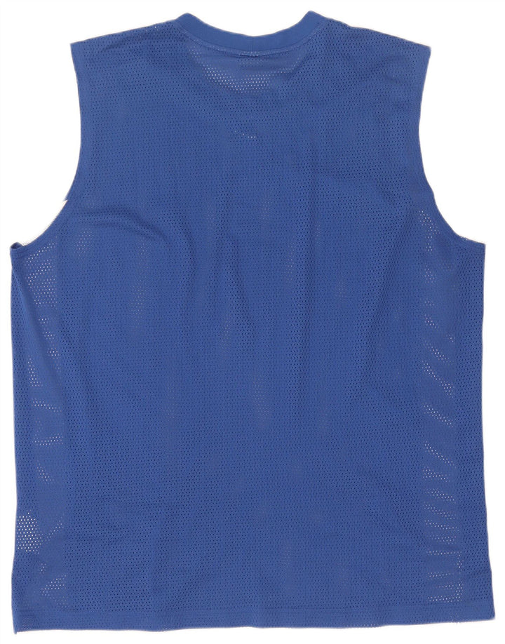 Nike - Camiseta sin mangas para hombre, talla grande, color azul, poliéster