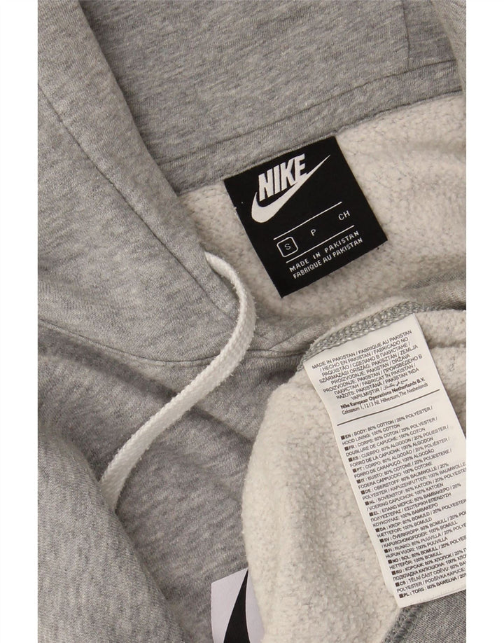 NIKE Mens Graphic Hoodie Jumper Small Grey Cotton Vintage Nike and Second-Hand Nike from Messina Hembry 