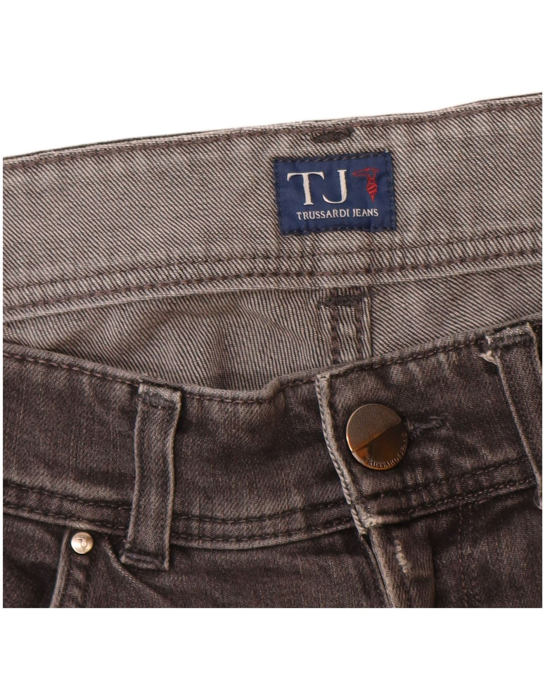 Vaqueros Trussardi Hombre Slim W35 L32 Algodón Gris