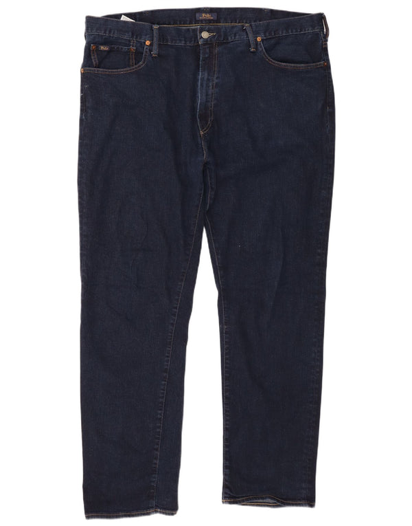 Polo Ralph Lauren Vaqueros rectos de ajuste relajado Hampton para hombre W42 L29 Azul marino