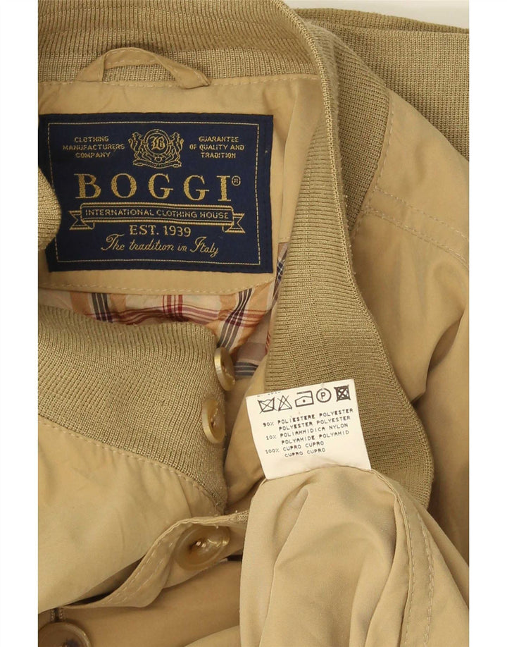Boggi Chaqueta bomber para hombre IT 50 Large Caqui Poliéster