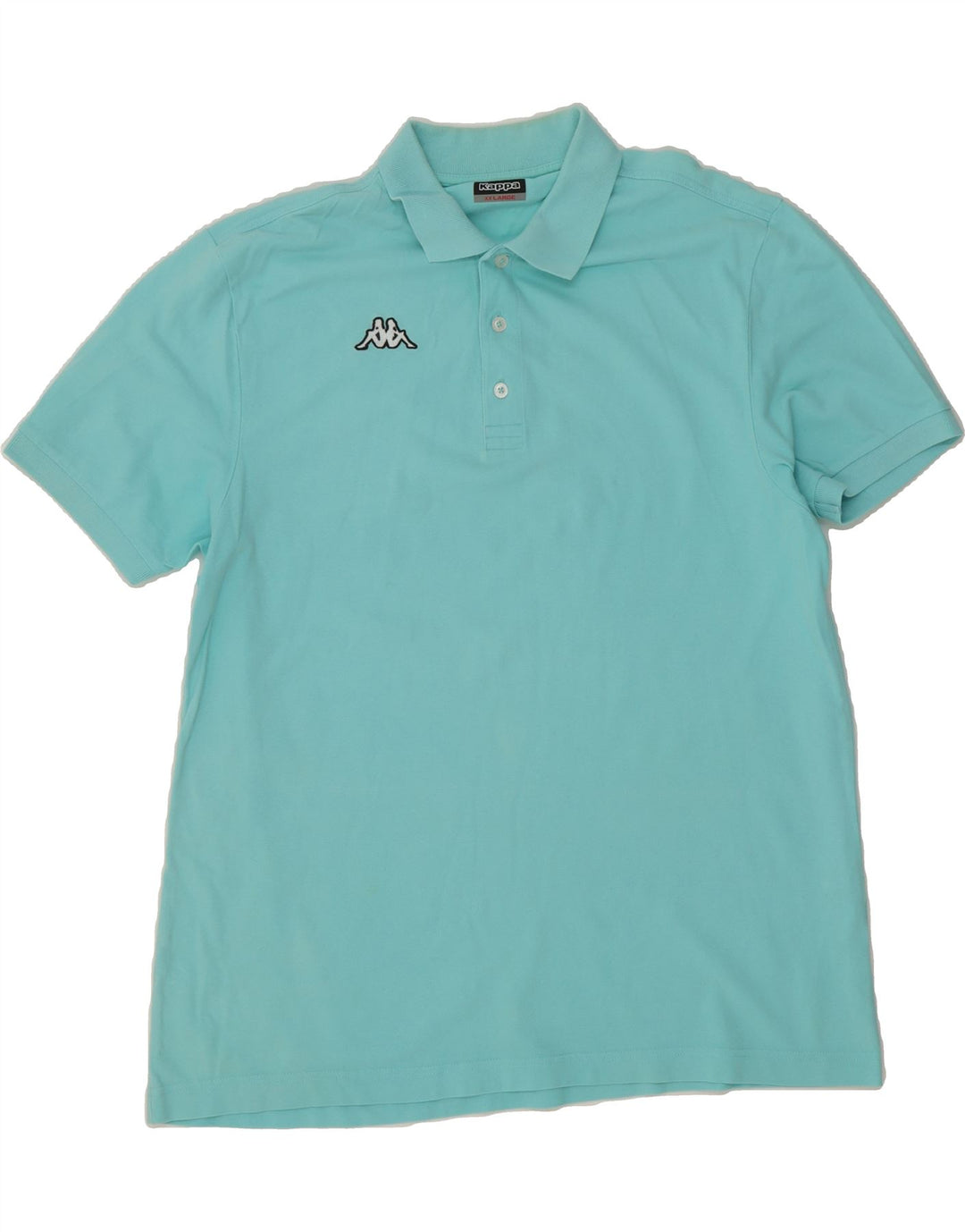 KAPPA Mens Polo Shirt 2XL Blue Cotton Vintage Kappa and Second-Hand Kappa from Messina Hembry 