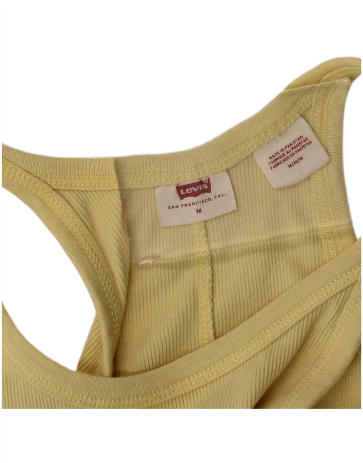Levi's - Camiseta sin mangas para mujer, talla 40, color amarillo mediano