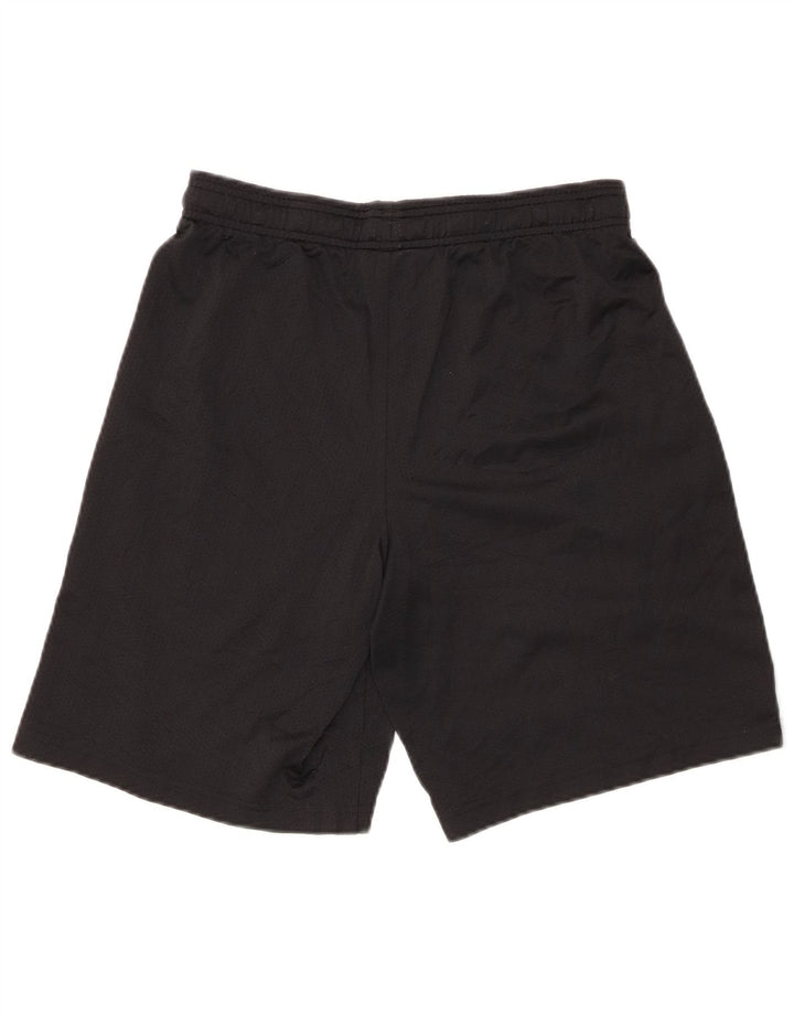 Under Armour Pantalones cortos deportivos de corte holgado para hombre, talla mediana, negro