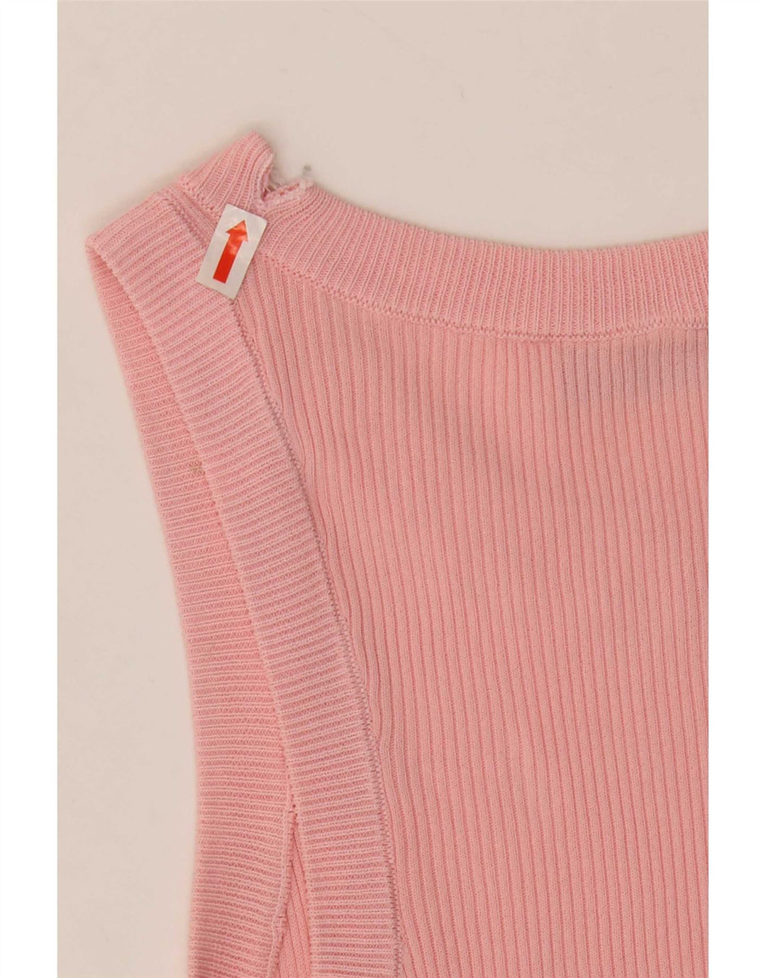 Zara Mujer Chaleco Top UK 42 Medio Rosa