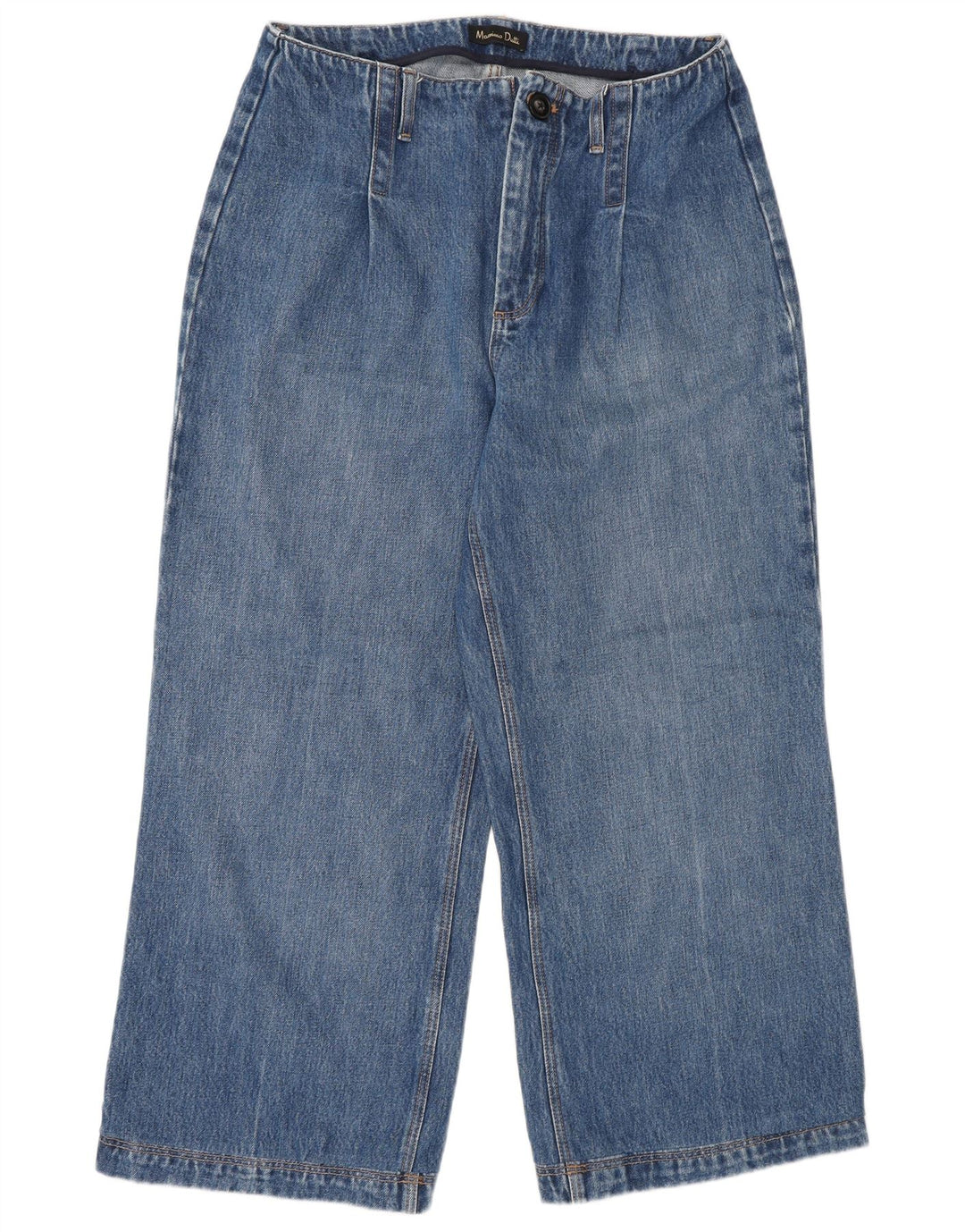 Vaqueros Massimo Dutti Mujer Wide Leg W30 L26 Azul