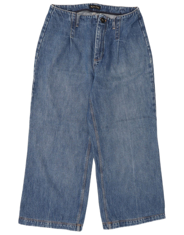 Vaqueros Massimo Dutti Mujer Wide Leg W30 L26 Azul