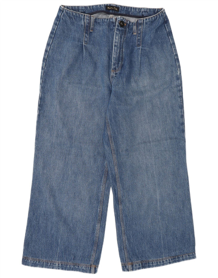 Vaqueros Massimo Dutti Mujer Wide Leg W30 L26 Azul
