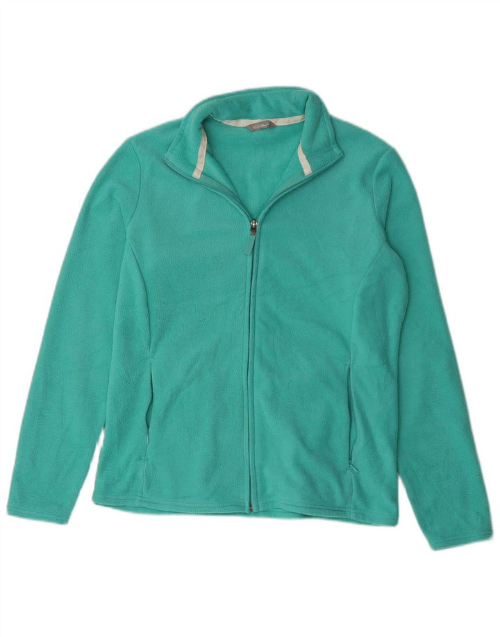 Marks & Spencer Chaqueta polar para mujer UK 44 Poliéster verde grande