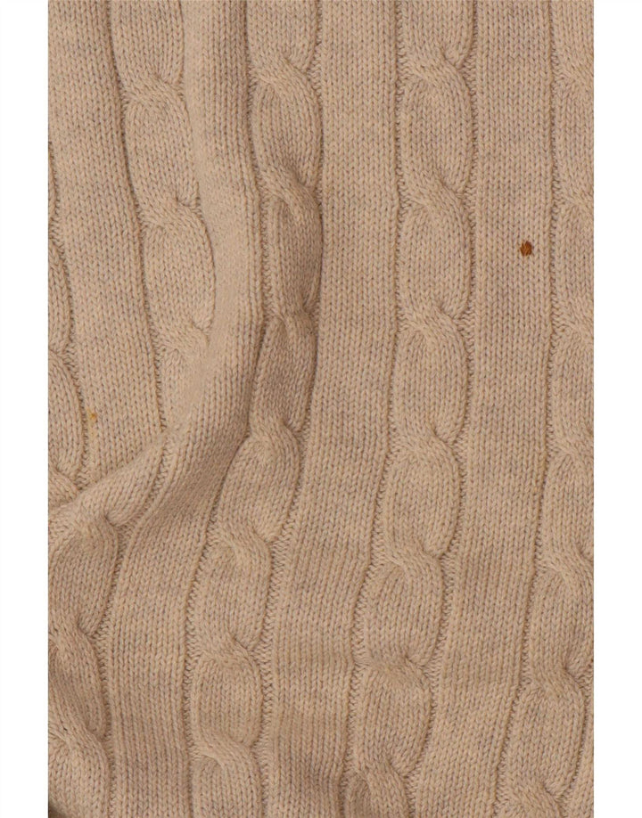 Marks & Spencer Jersey con Cuello Redondo para Hombre XL Beige