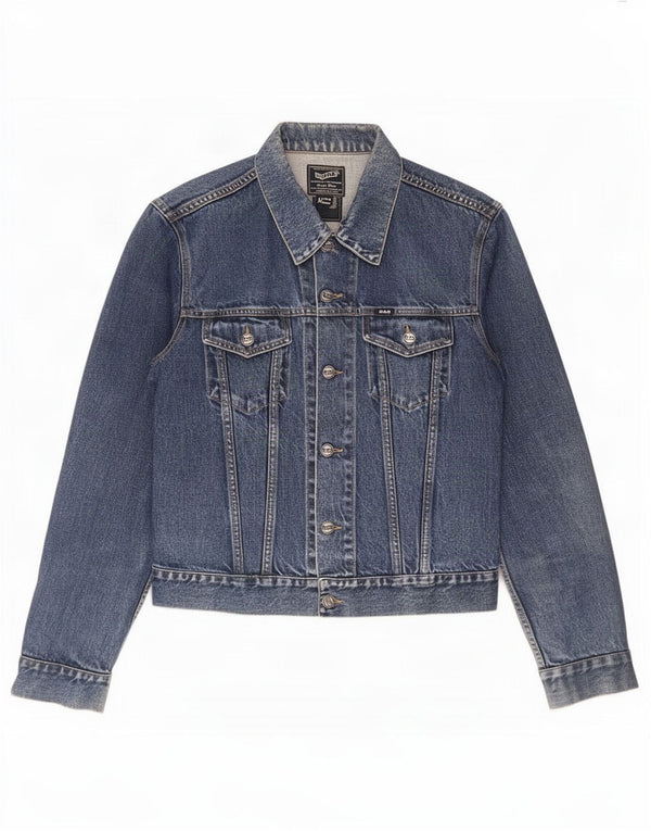 Chaqueta vaquera para hombre Gas UK 38 Algodón azul medio