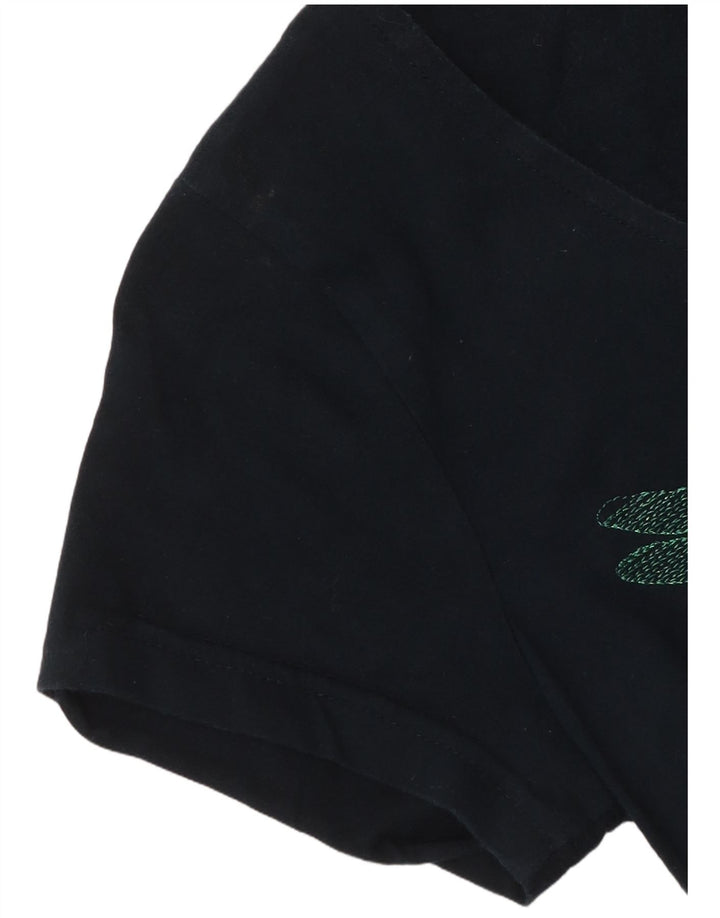 DESIGUAL Top tipo túnica asimétrico con gráfico para niña 13-14 años Azul marino floral