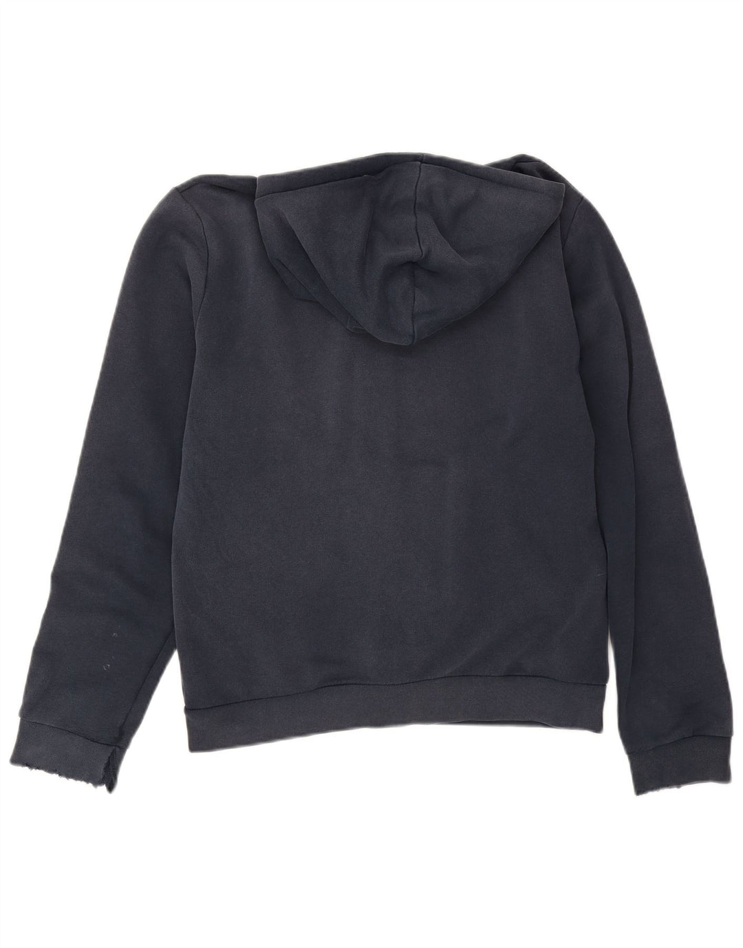 Zara Hombre Sudadera Con Capucha Y Cremallera Suéter Mediano Azul Marino Algodón
