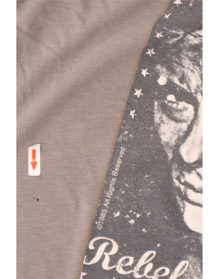 Marlboro Classics Camiseta gráfica para hombre Top XL Gris Retro