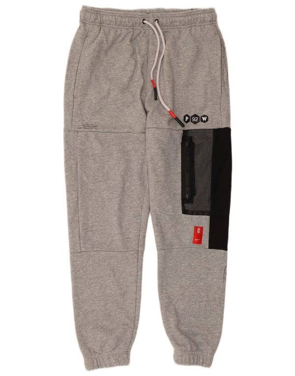 Pantalón De Chándal Nike Hombre Joggers Gris Medio De Algodón Color Block