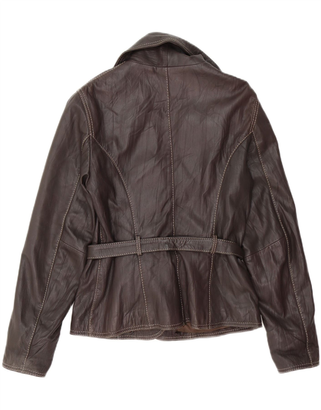 CONBIPEL Chaqueta de cuero para mujer IT 42 Cuero marrón medio