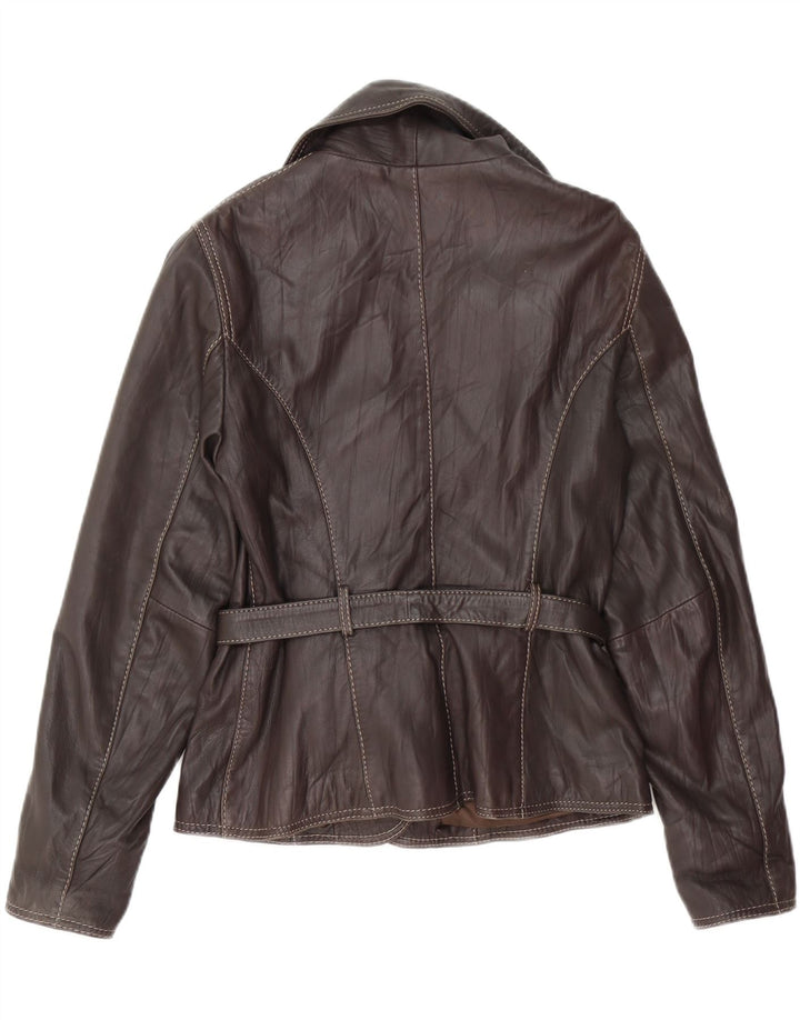 CONBIPEL Chaqueta de cuero para mujer IT 42 Cuero marrón medio