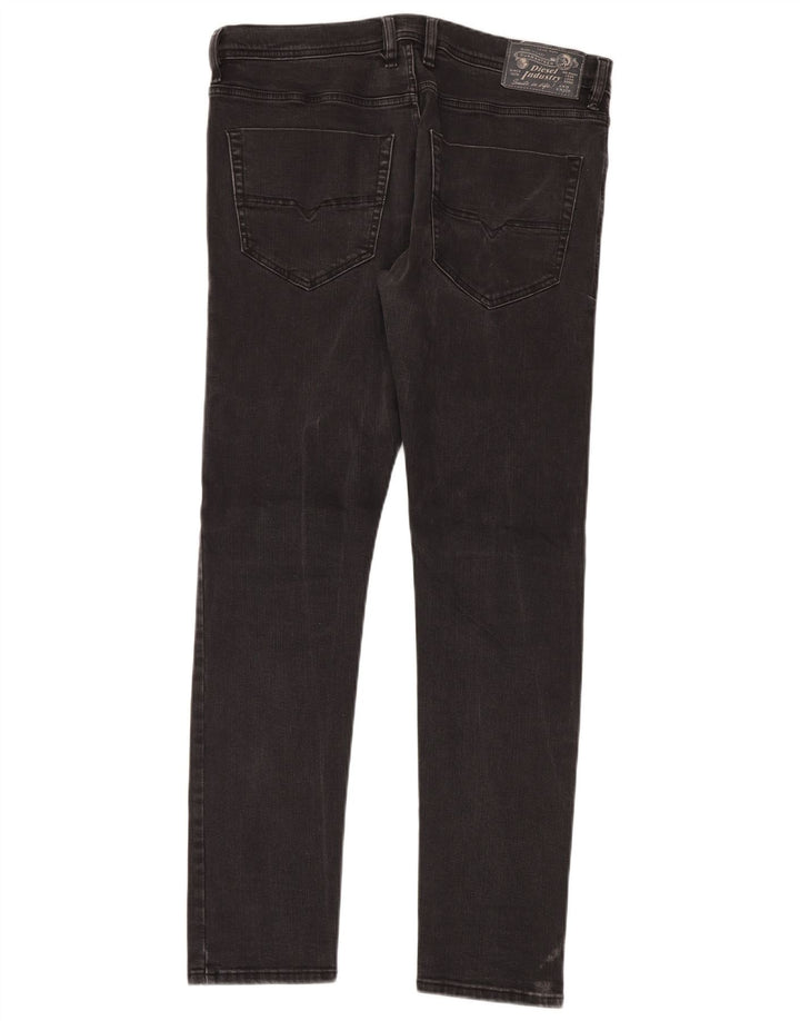 Diesel Hombre Tepphar Carrot Slim Jeans W32 L32 Negro