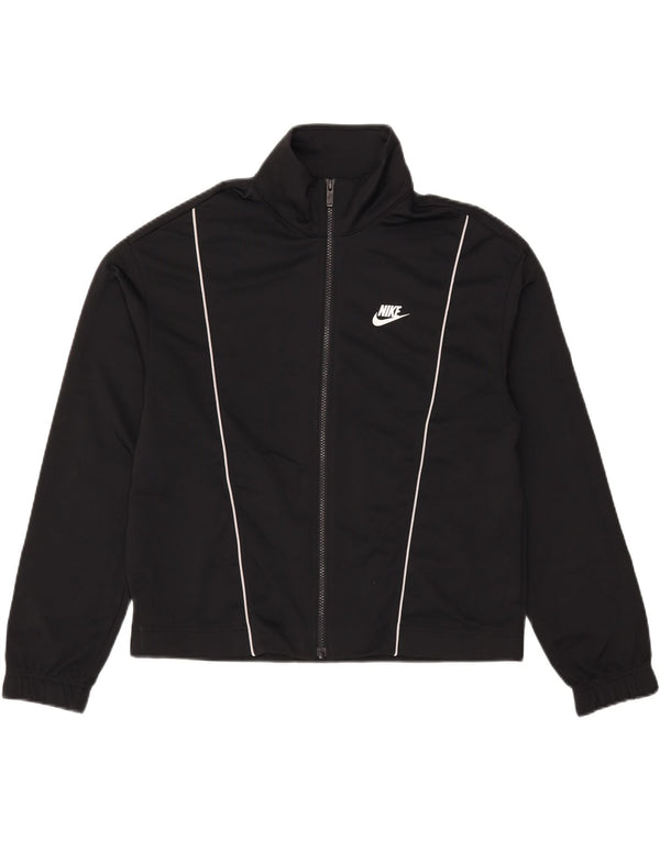 NIKE Chaqueta de chándal para mujer UK 40 Mediana Poliéster negro