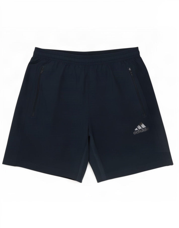 Adidas Hombre Aeroready Sport Shorts Medio Azul Marino Poliéster
