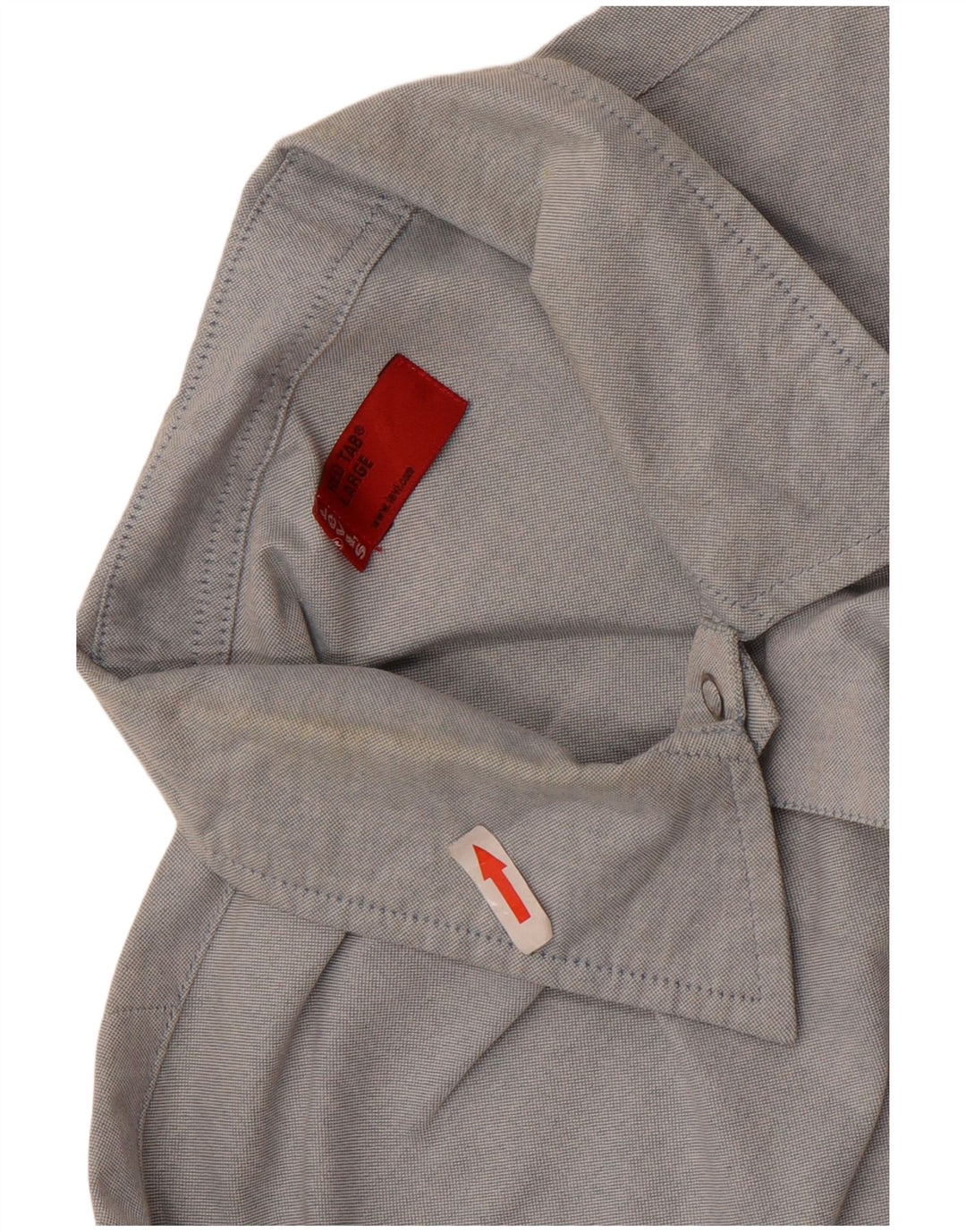 Camisa Levi's Hombre Manga Corta Algodón Azul Grande