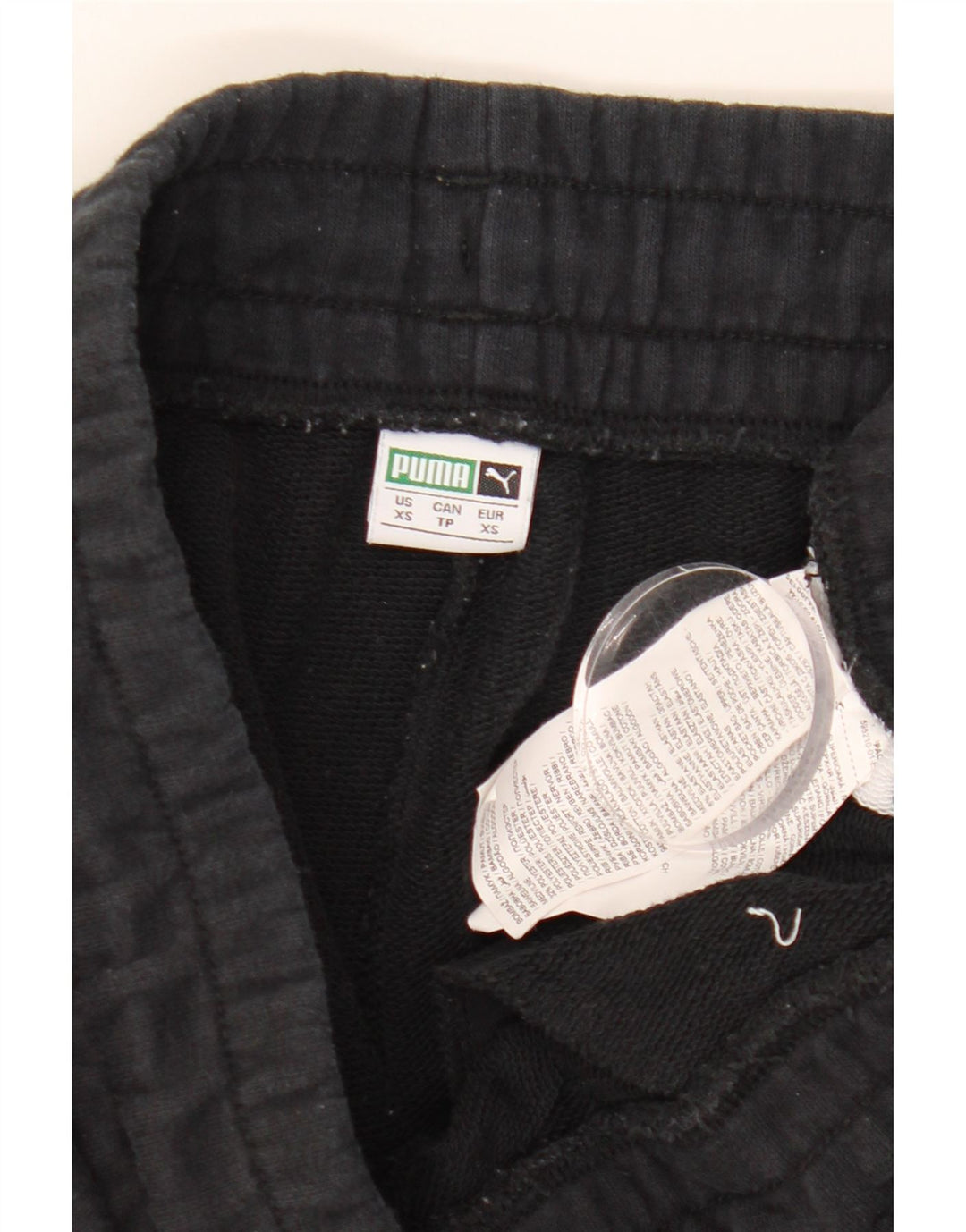 PUMA Pantalones de chándal para mujer Joggers UK 6 XS Negro Colorblock Algodón