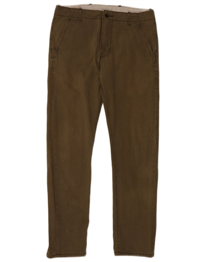 LEVI'S Pantalones chinos ajustados para hombre W32 L32 Algodón caqui