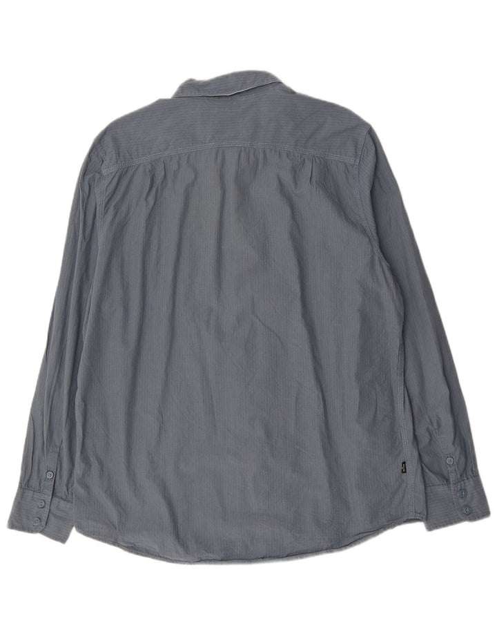 Camisa Levi's Hombre XL Algodón Rayas Gris