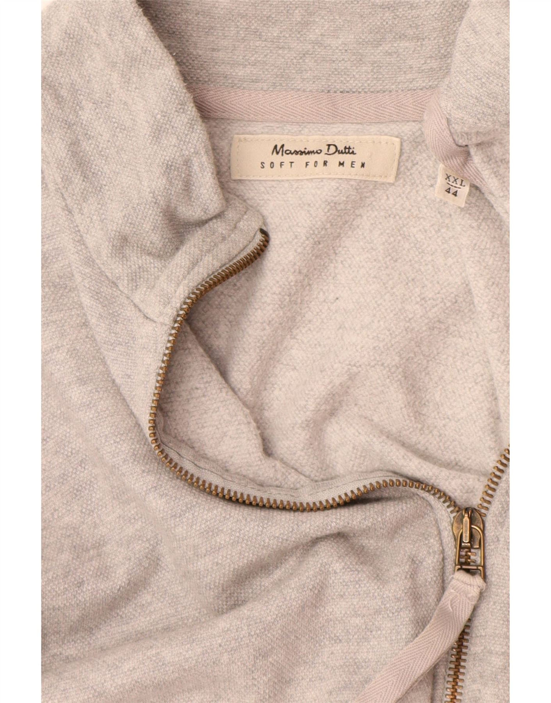 Massimo Dutti Hombre Chándal Top Chaqueta 2XL Gris Moteado