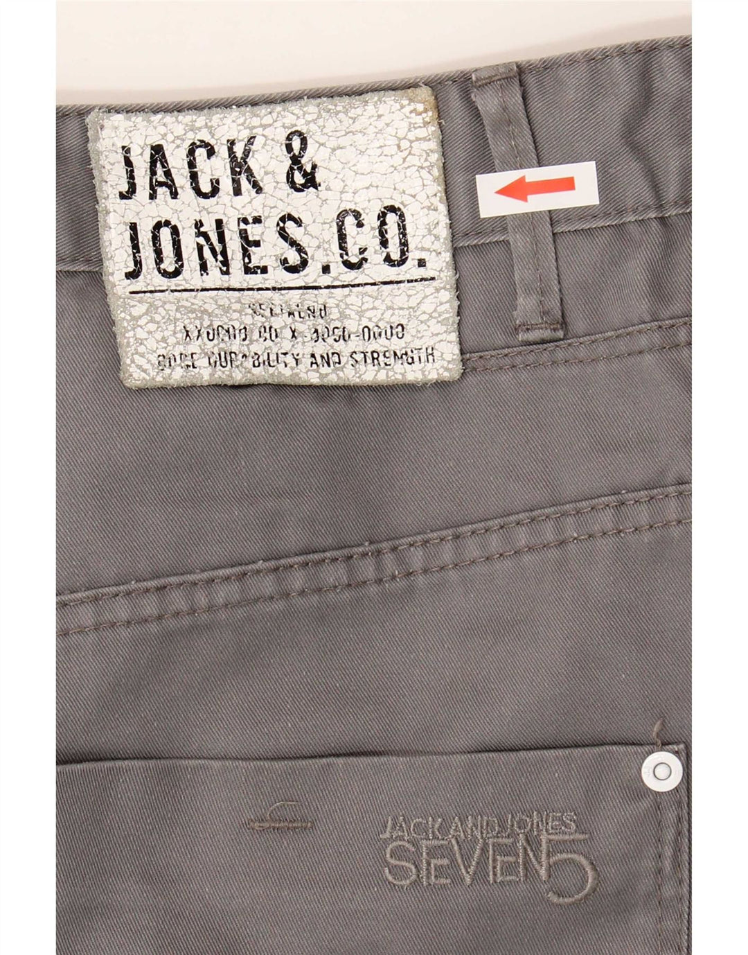Pantalones Cortos Casuales Jack & Jones Hombre W32 Gris Medio