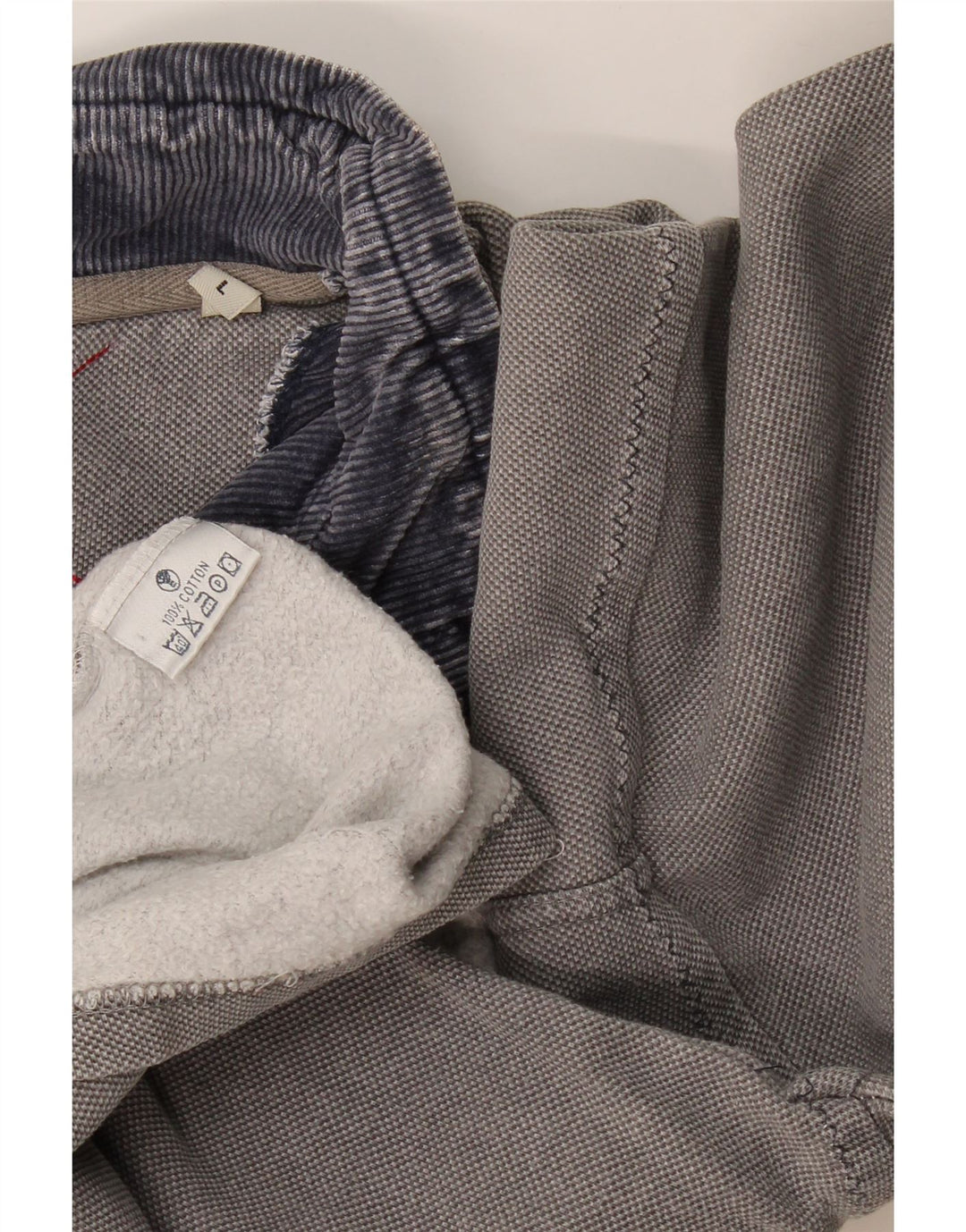 Sudadera con capucha y cuello con cremallera para hombre de Fat Face, jersey grande de algodón gris