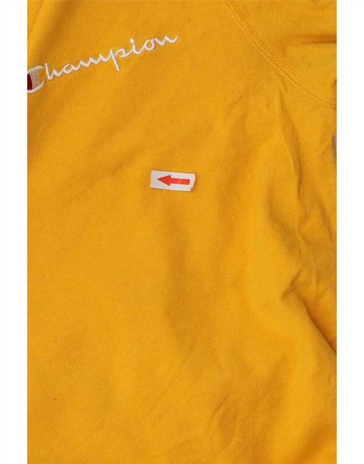 CHAMPION Camiseta Heritage para hombre Top mediano amarillo