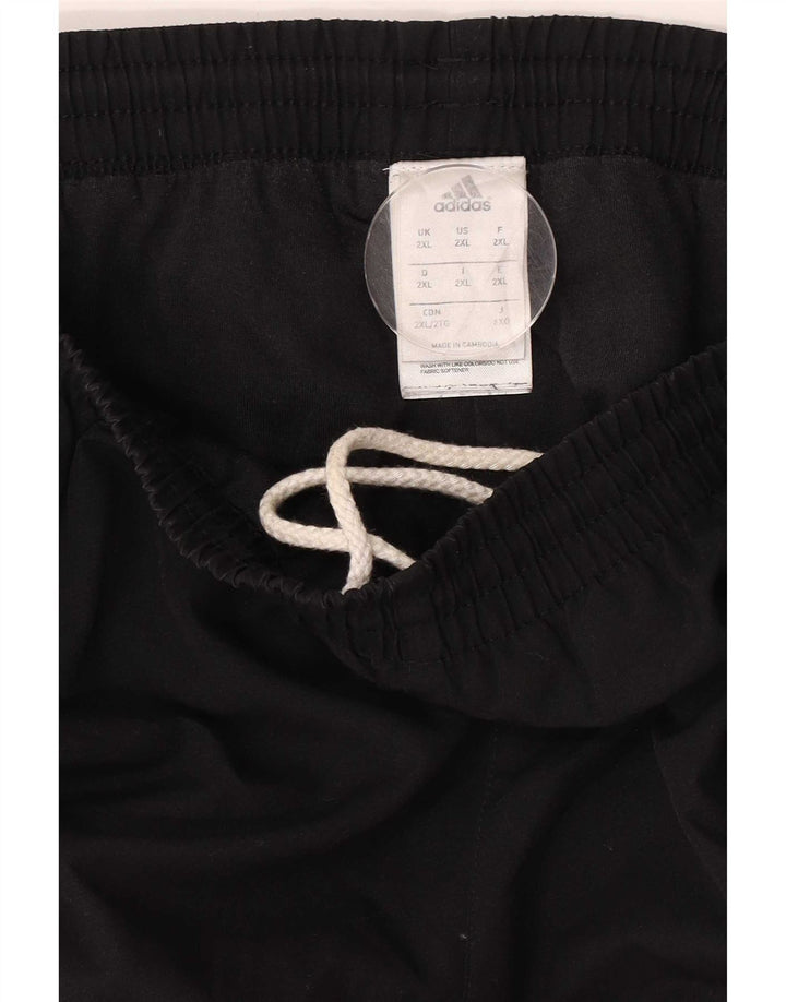 Adidas Pantalones de chándal para hombre Joggers 2XL Negro Poliéster