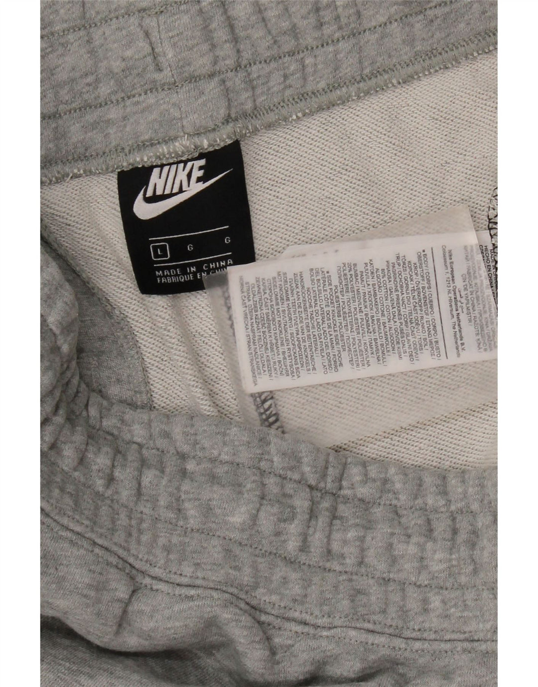 Nike - Pantalones cortos deportivos para hombre (talla grande), color negro, algodón