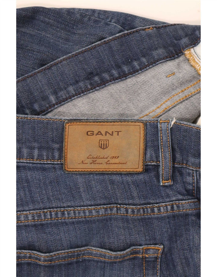 Vaqueros rectos de corte regular Gant para hombre W34 L30 Algodón azul