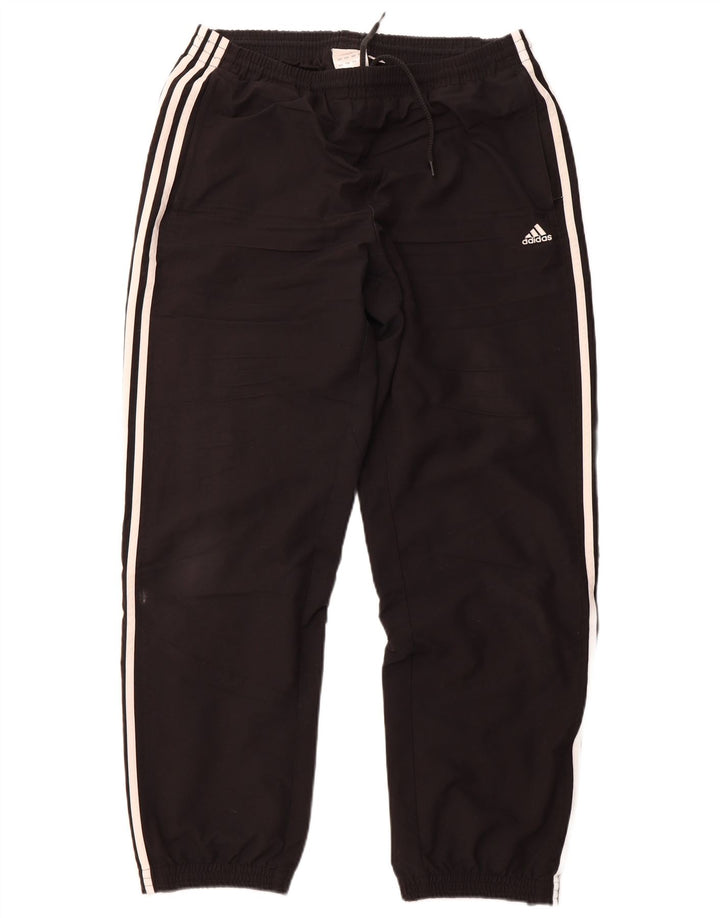 Adidas Hombre Pantalones De Chándal Joggers Grande Negro Poliéster