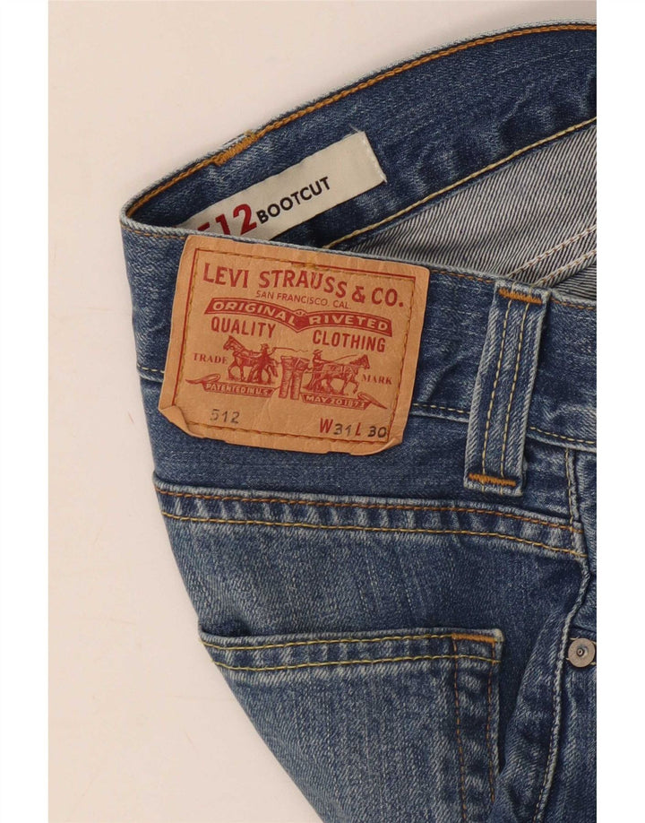 Levi's Hombre 512 Shorts De Mezclilla W31 Azul Medio