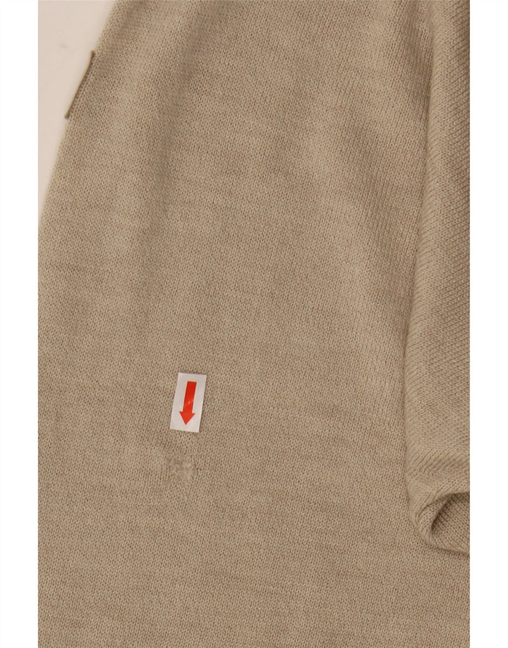 Marz Jersey con cuello en V para hombre IT 48 Lana beige medio