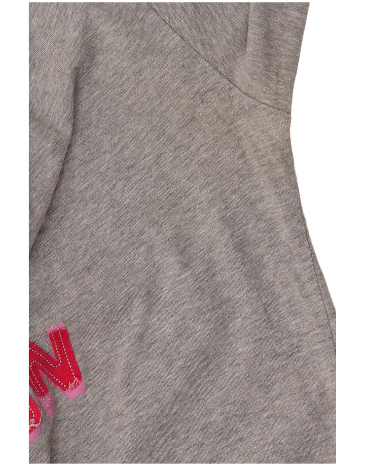 Champion Heritage Fit Top gráfico para mujer, manga 3/4, UK 44, gris medio
