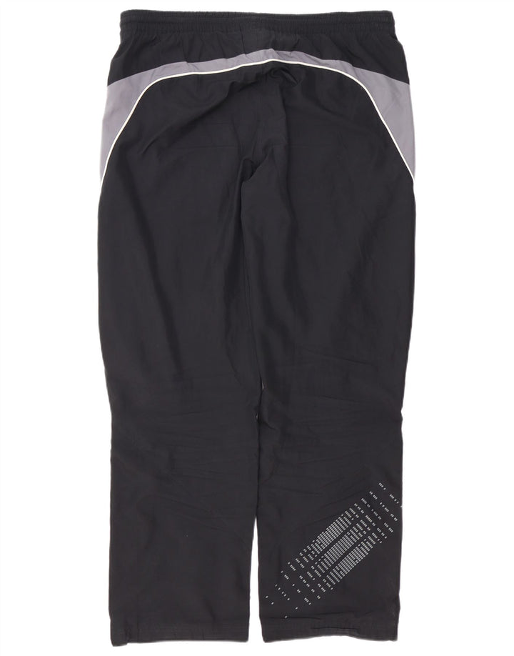 ADIDAS Pantalón de chándal para hombre Grande Negro Colorblock Poliéster