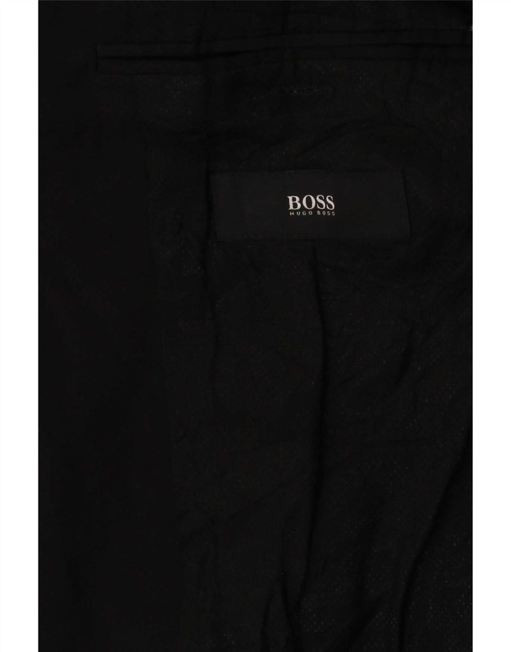 Hugo Boss Chaqueta tipo blazer de 2 botones para hombre UK 38 Medium Black
