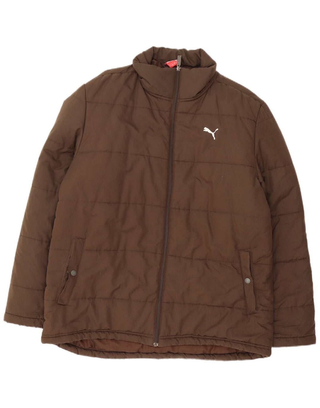 Puma Chaqueta acolchada para hombre UK 40 Large Brown