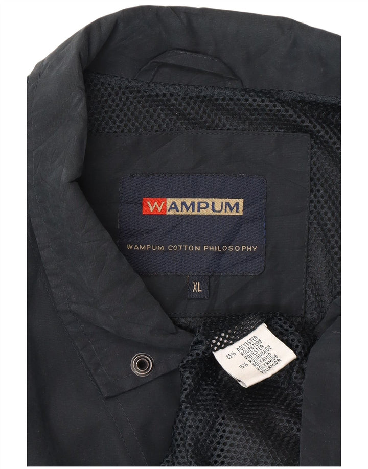 Wampum Chaqueta utilitaria para hombre UK 42 XL Azul marino Poliéster
