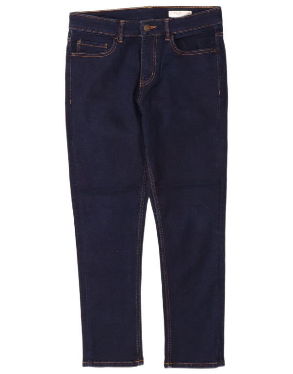 Marks & Spencer Jeans The Lily Slim para Mujer UK 12 Medium W30 L28 Azul Marino