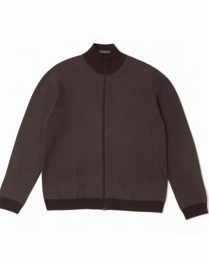 Gap - Cárdigan para hombre, talla grande, algodón gris