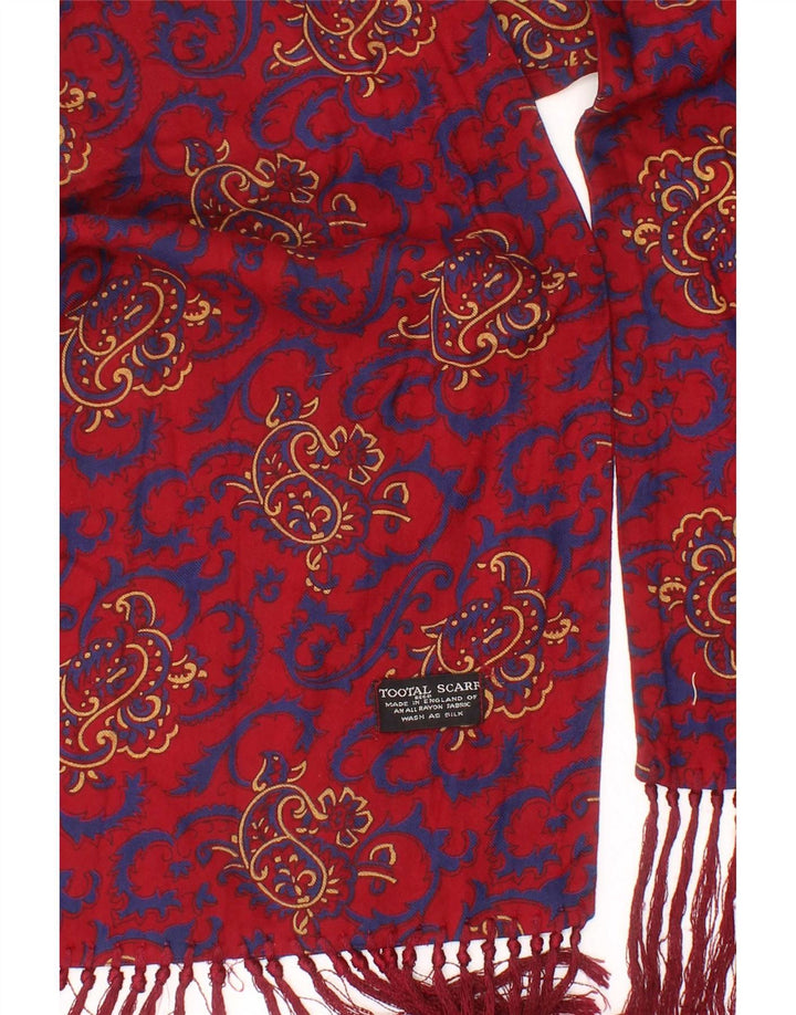 Bufanda Tootal para Hombre Talla Única Paisley Roja