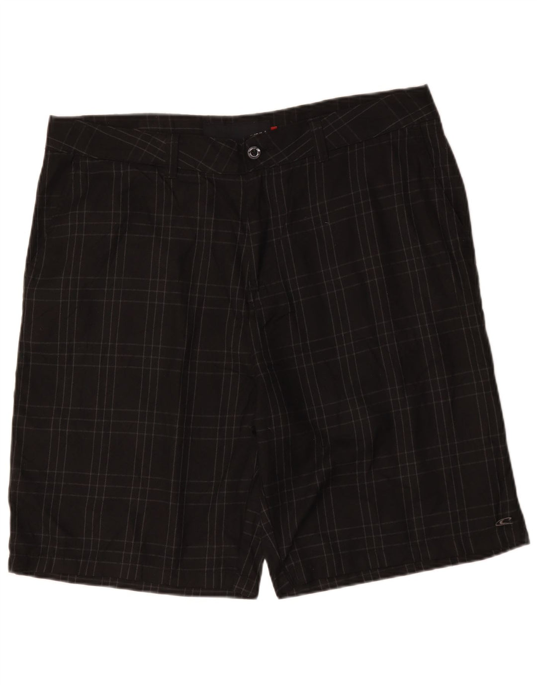 O'Neill Pantalones cortos chinos para hombre W38 XL Poliéster a cuadros negros