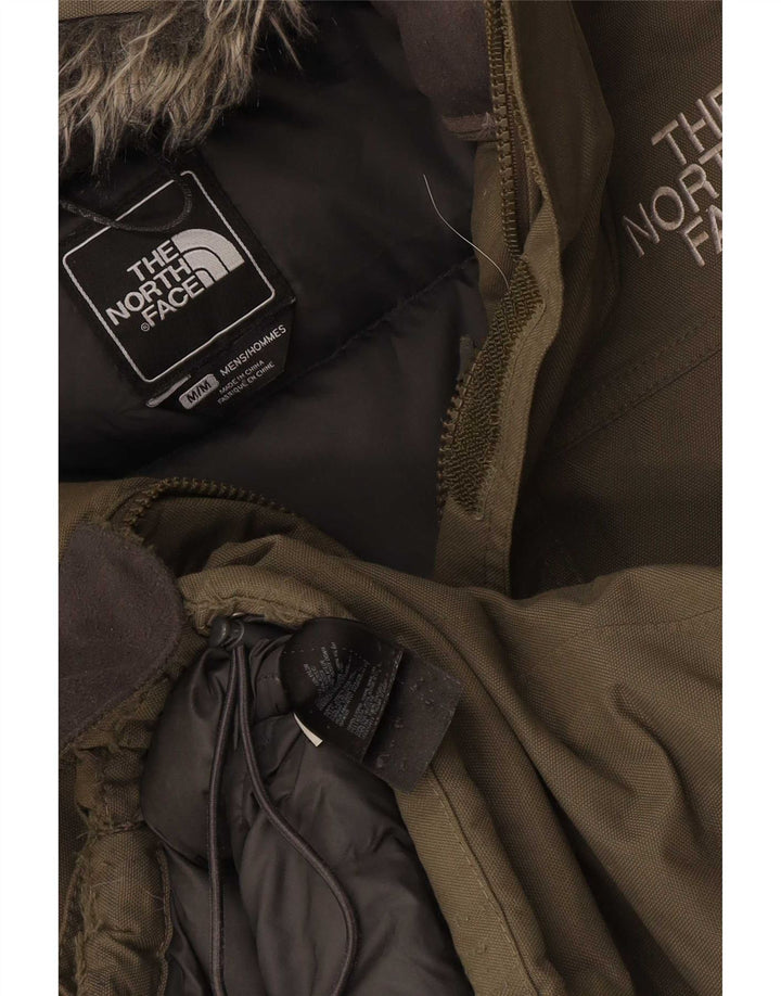 The North Face Chaqueta acolchada con capucha para hombre UK 38 Medium Caqui Nylon